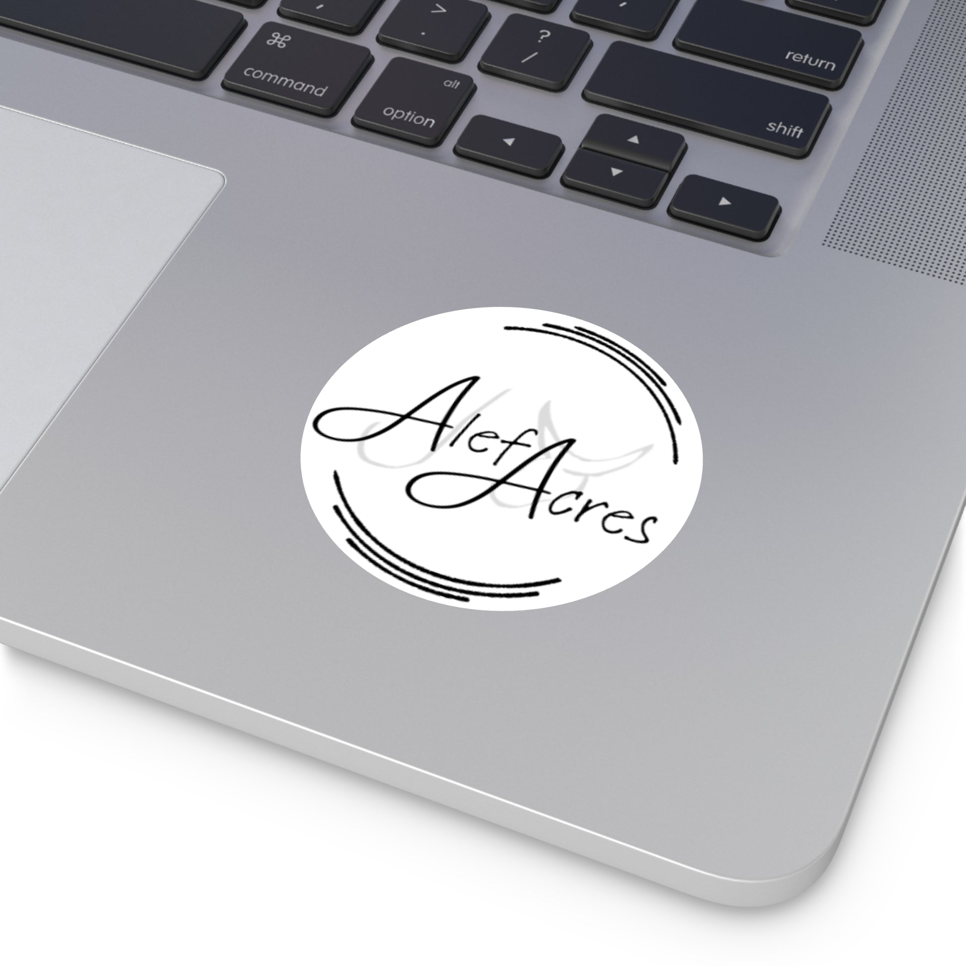 Alef Acres Round Stickers