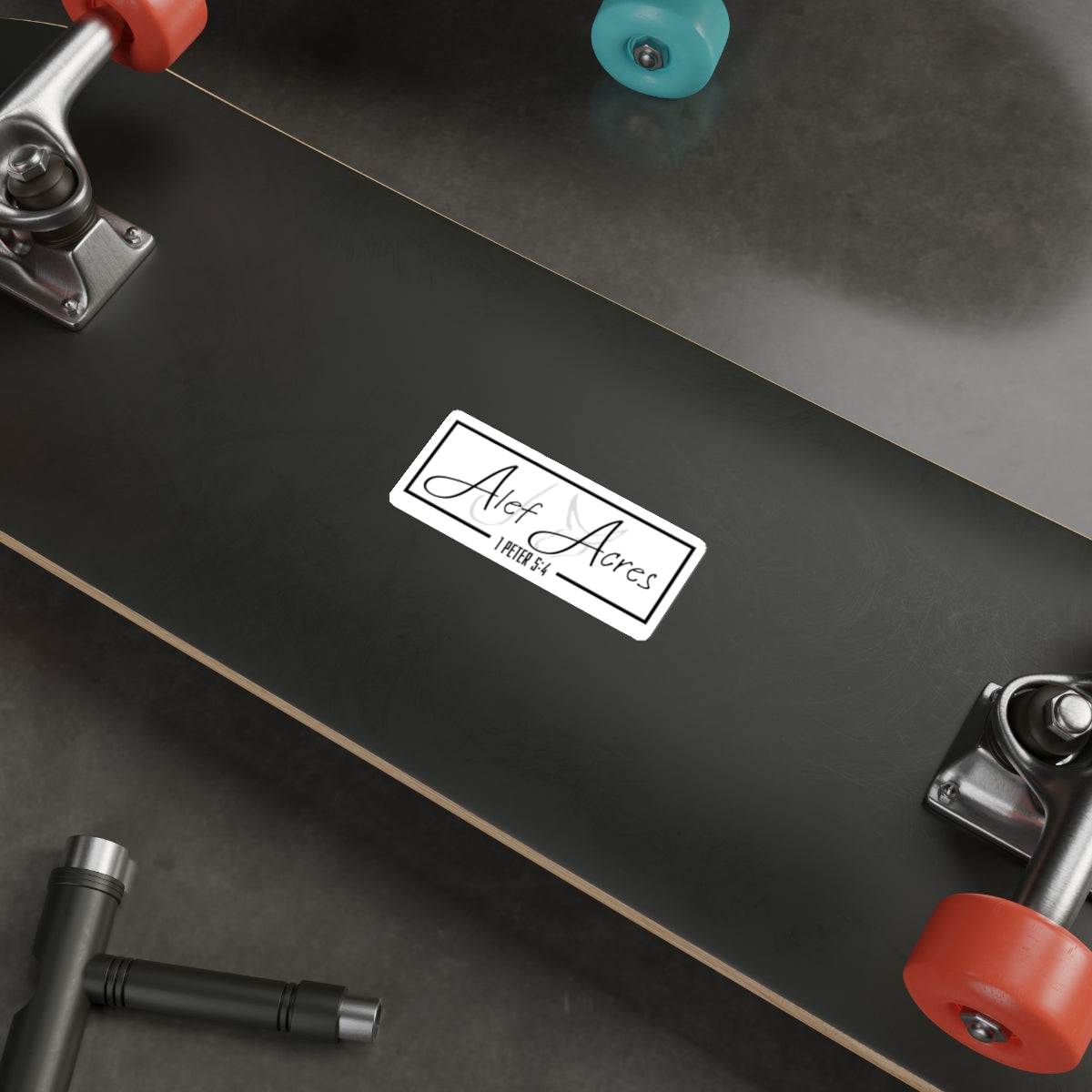 Alef Acres Rectangular Sticker